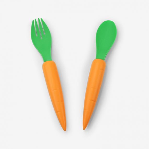 carrot spoon & fork product shot