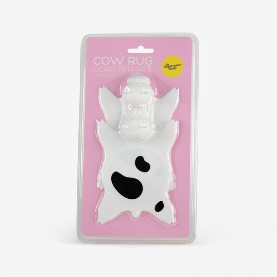 cow coaster packaging shot